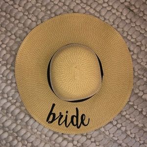 “Bride” bachelorette floppy Sunhat straw hat